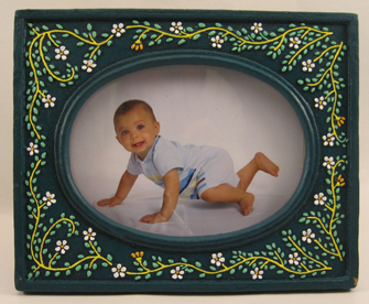 Mexican Ceramic Hand Painted Picture Frames